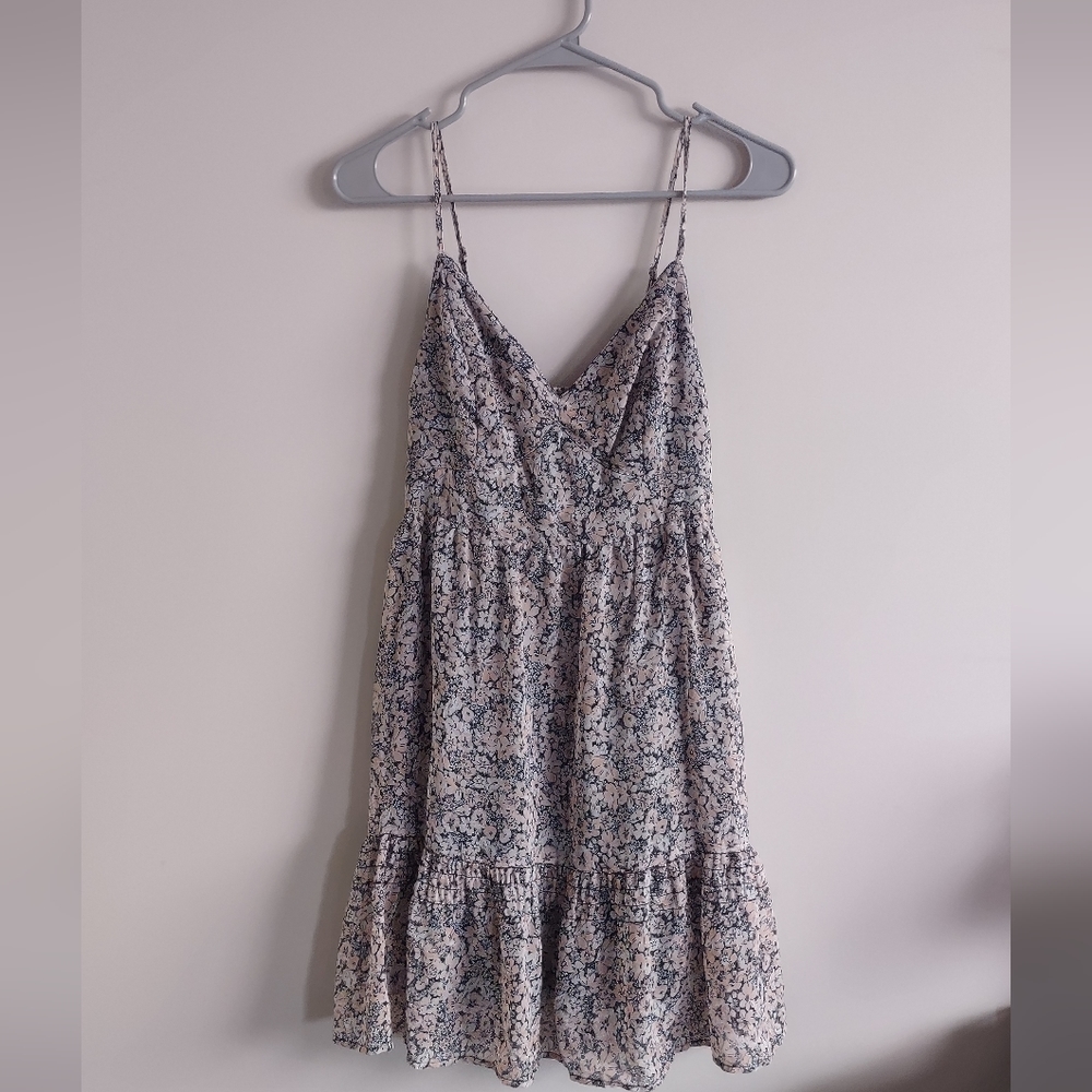Hollister Floral Flowy Strap Dress